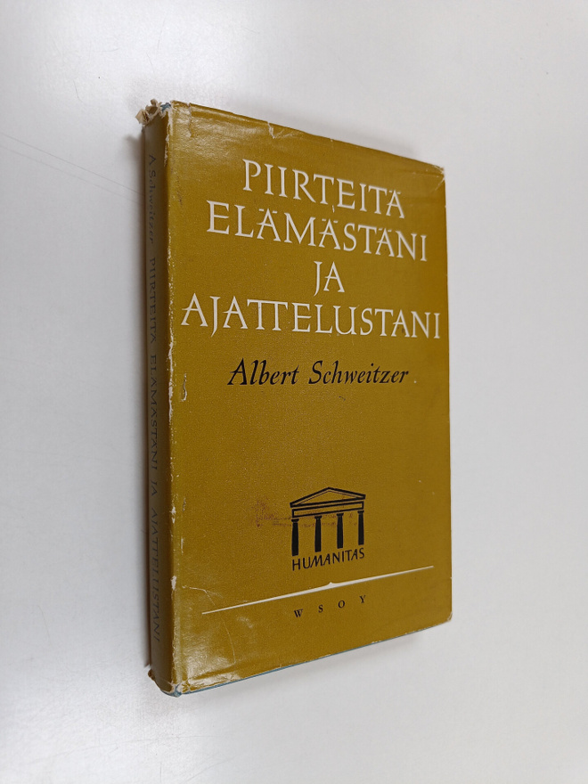Albert Schweitzer : Piirteitä elämästäni ja ajattelustani