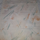 Pitkät verhot : ohut luonnonvaalea jossa kuvioita 146x207cm - pikkukuva 3