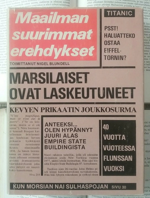 Nigel Blundell - Maailman suurimmat erehdykset (sid.)