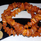 70cm- Meripihka kaulakoru Amber Itämeren meripihka vintage - pikkukuva 4