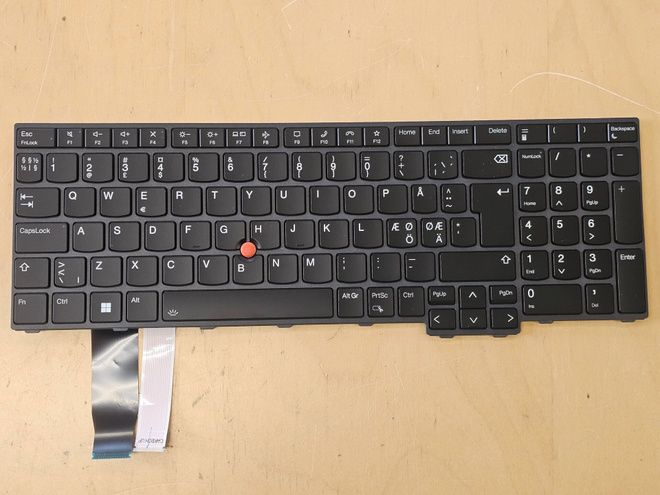 Näppäimistö Thinkpad P16 Gen1 / Gen2 Nordic, backlit