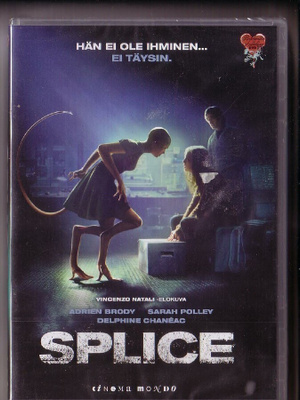dvd, Splice (Adrien Brody, Sarah Polley) UUSI / NEW [sci-fi]