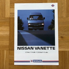 Esite Nissan Vanette 1987 - pikkukuva 1