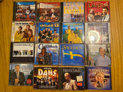 34 x Ruotsi-iskelmä schlager CD