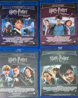 Harry Potter - koko elokuvasarja -Blu-Ray