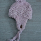 H&M 122/128cm vaaleanpunainen neulemyssy - pikkukuva 2