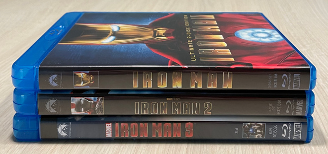 Marvelin IRON MAN Trilogia (Blu-ray) Robert Downey Jr.