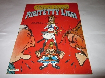 SARJAKUVA-ALBUMI  Ritari Retee Piiritetty linna.