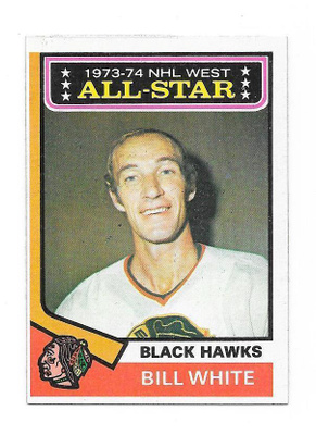 1974-75 Topps #136 Bill White Chicago Blackhawks