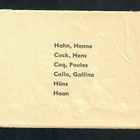 EAS 3011 - Nelkku - Kukko, kana ja tiput - 1950-luvulta!!! - pikkukuva 2