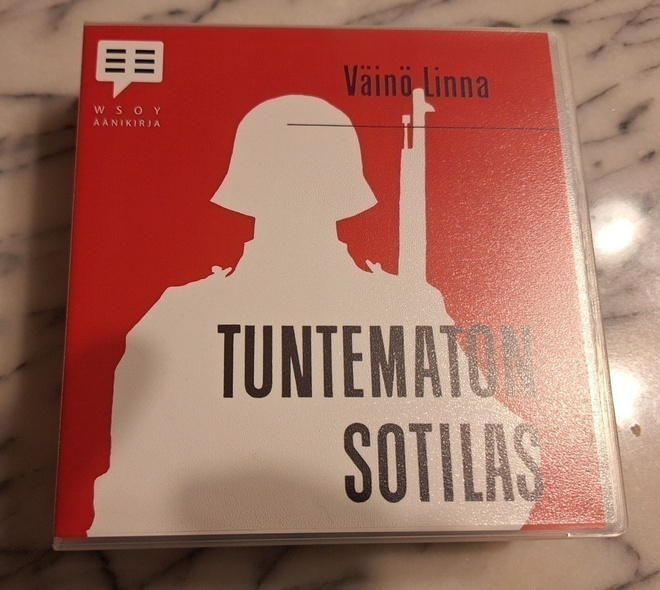 Väinö Linna Tuntematon Sotilas Äänikirja 15 CD