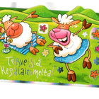 °°TERVEISET KESÄLAITUMELTA!°°- KORTTI /Papron KIMALTAVA - pikkukuva 1