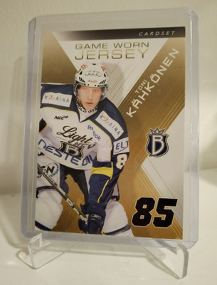 2010-2011 Cardset Game Worn Jersey Toni Kähkönen, Blues /128