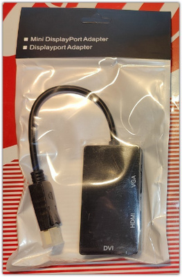 DisplayPort DP - HDMI / DVI / VGA -sovitin #31055