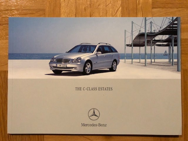Esite Mercedes C-sarja farmari S203 vuodelta 2002 / 2003