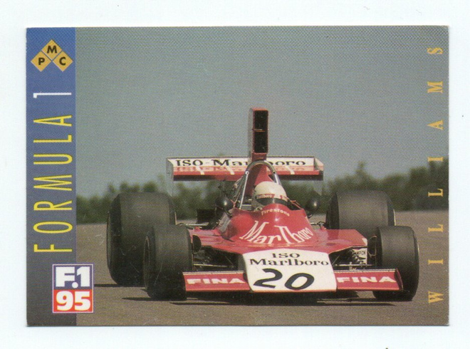 Keräilykuva FORMULA FI 1995 n:o 94 WILLIAMS