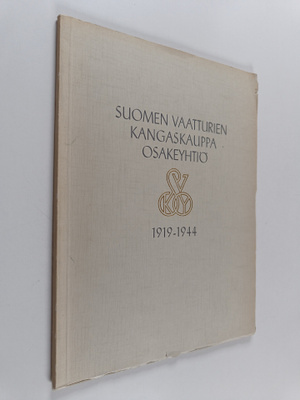 F. Hallio : Suomen vaatturien kangaskauppa osakeyhtiö 191...