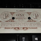 British Armed Forces 1 shilling 4 series1962 UNC - pikkukuva 2