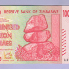 Zimbabwe 100 000 000 Dollaria v.2008 UNC P-80 - pikkukuva 1