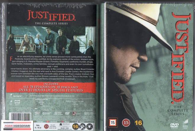 Justified complete	(35 470)	UUSI	-FI-	DVD	nordic,	(18)			78