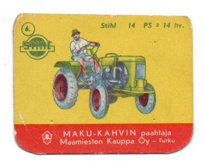 MAKU-KAHVI. n:o 6 STIHlL 14 PS=14 hv