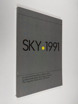 SKY 1991 : Suomen kielitieteellisen yhdistyksen vuosikirj...