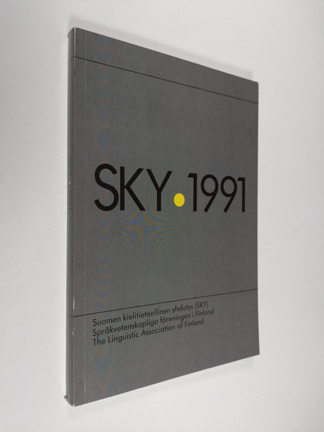 SKY 1991 : Suomen kielitieteellisen yhdistyksen vuosikirj...