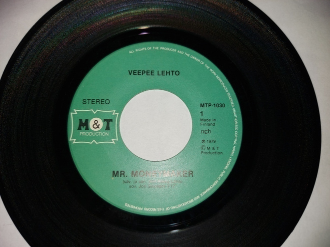 VEEPEE LEHTO - MR. MONEYMAKER 7 " Single ( M&T )