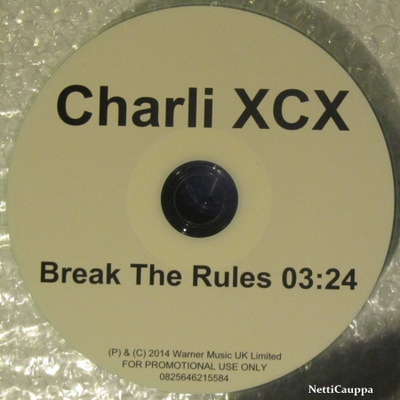 Charli XCX • Break The Rules PROMO CDr-Single