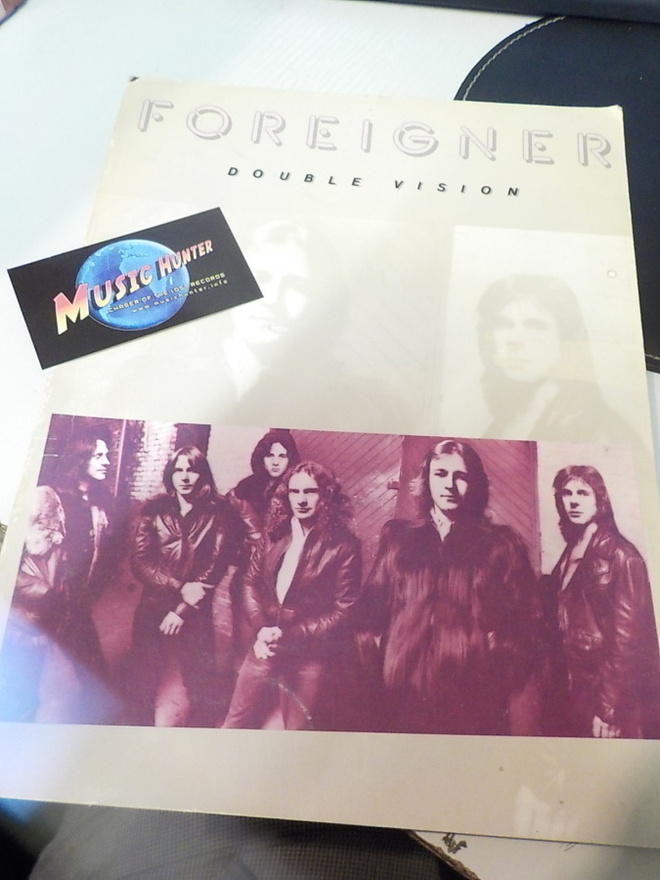 FOREIGNER - DOUBLE VISION NUOTTIKIRJA
