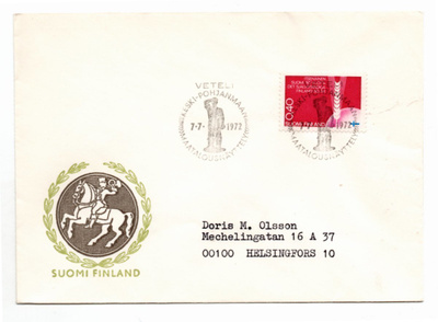 Veteli: Keski-Pohjanmaan maatalousnä (erikoisleima 7.7.1972)