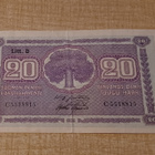 20 Markkaa 1939 Litt D / C 5518815 Jut - Asp KL 6 - pikkukuva 3