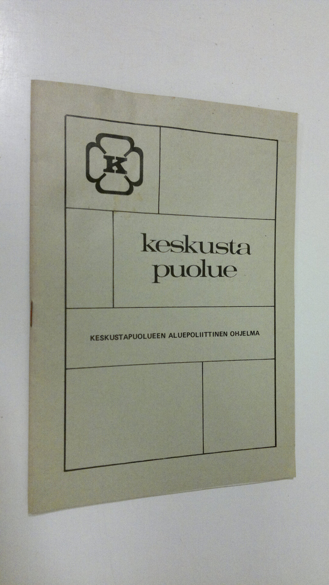 Keskustapuolueen aluepoliittinen ohjelma