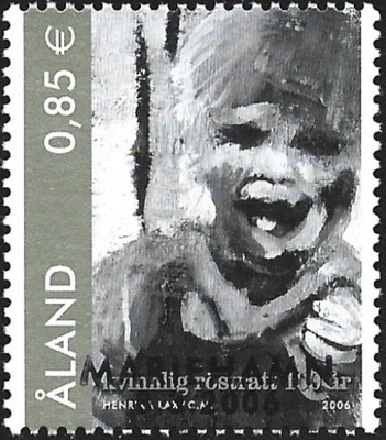 Åland 2006 Naisten äänioikeus 100 v EP leima LaPe 262
