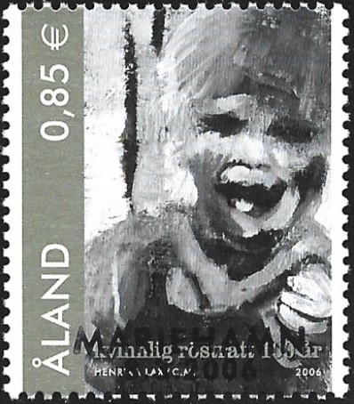 Åland 2006 Naisten äänioikeus 100 v EP leima LaPe 262