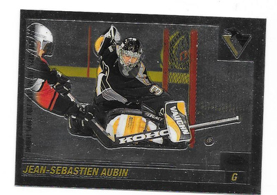 2000-01 Topps Chrome #148 J-S Aubin Pittsburgh Penguins MV