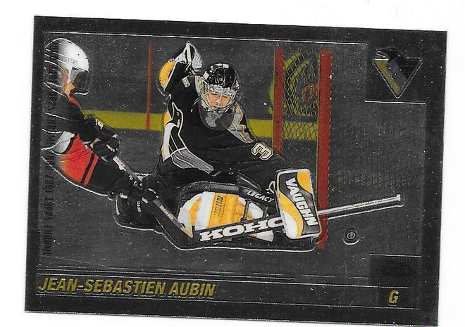 2000-01 Topps Chrome #148 J-S Aubin Pittsburgh Penguins MV