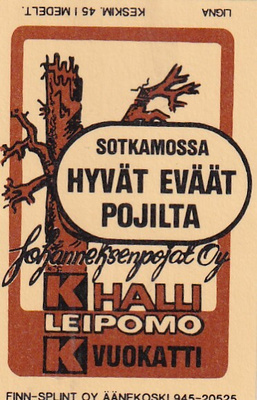 Sotkamo. K Halli Vuokatti, Hyvät eväät pojilta , s74
