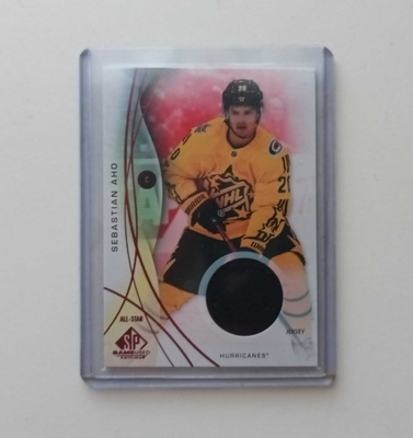 24-25 Upper Deck SP Games Used Sebastian Aho All-Star Jersey