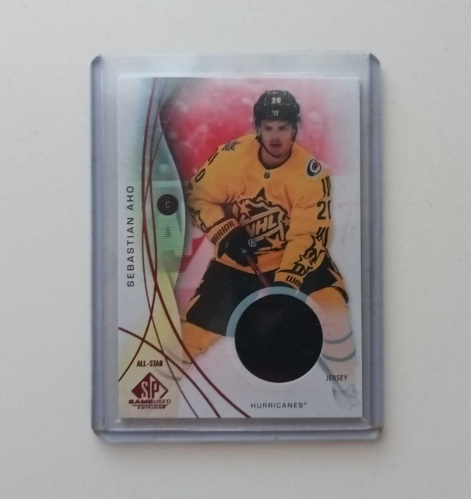 24-25 Upper Deck SP Games Used Sebastian Aho All-Star Jersey