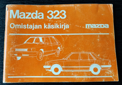 MAZDA 323 omistajan käsikirja 1981