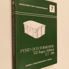 Fynd och forskning. Till Ragna Ahlbäck  17.7 1981 - pikkukuva 1