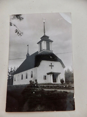 VANHA Postikortti Jämsänkoski Kirkko 1930-l
