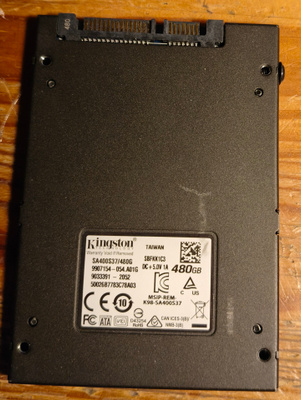 480GB 2,5" SSD