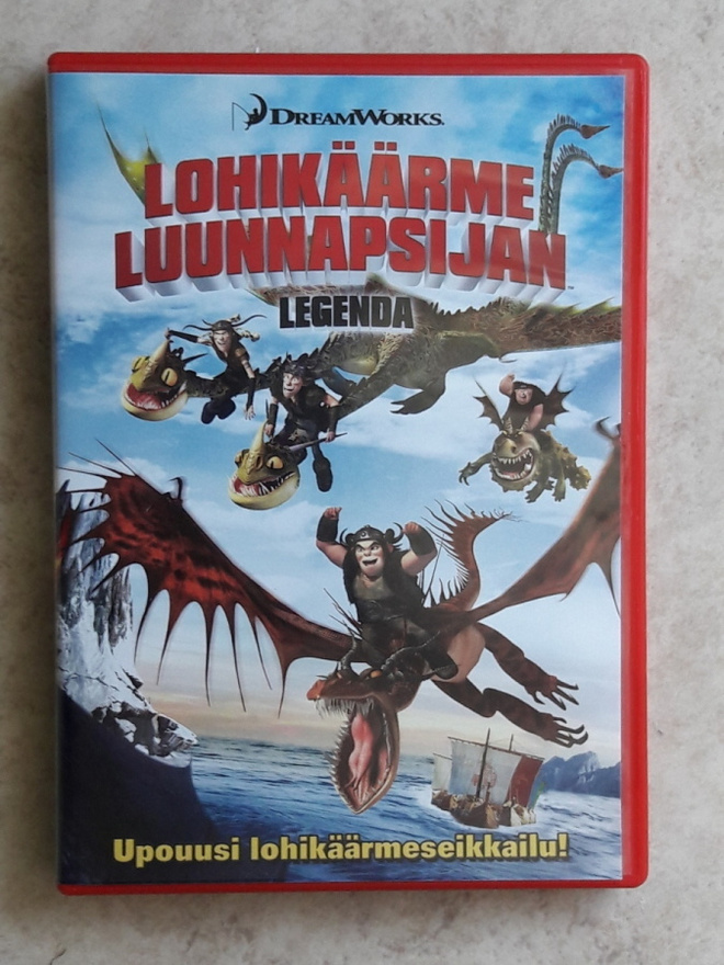 Lohikäärme Luunnapsijan legenda, DVD.
