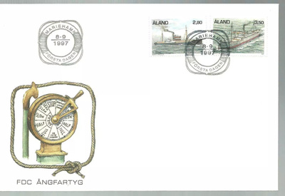 ÅLAND EPK FDC 7/1997: Höyrylaivat sarja
