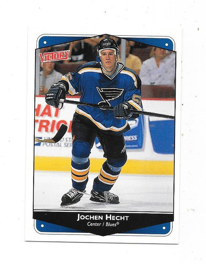 1999-00 UD Victory #262 Jochen Hecht , St Louis Blues