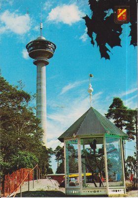 Tampere. Näsinneula, vaakuna, sommitelmakortti e49