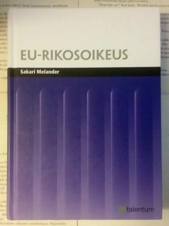 Sakari Melander - EU-rikosoikeus (sid.)