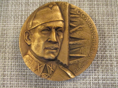 C.G.Mannerheim 1867-1951 mitali 1997/Häiväoja 1997.